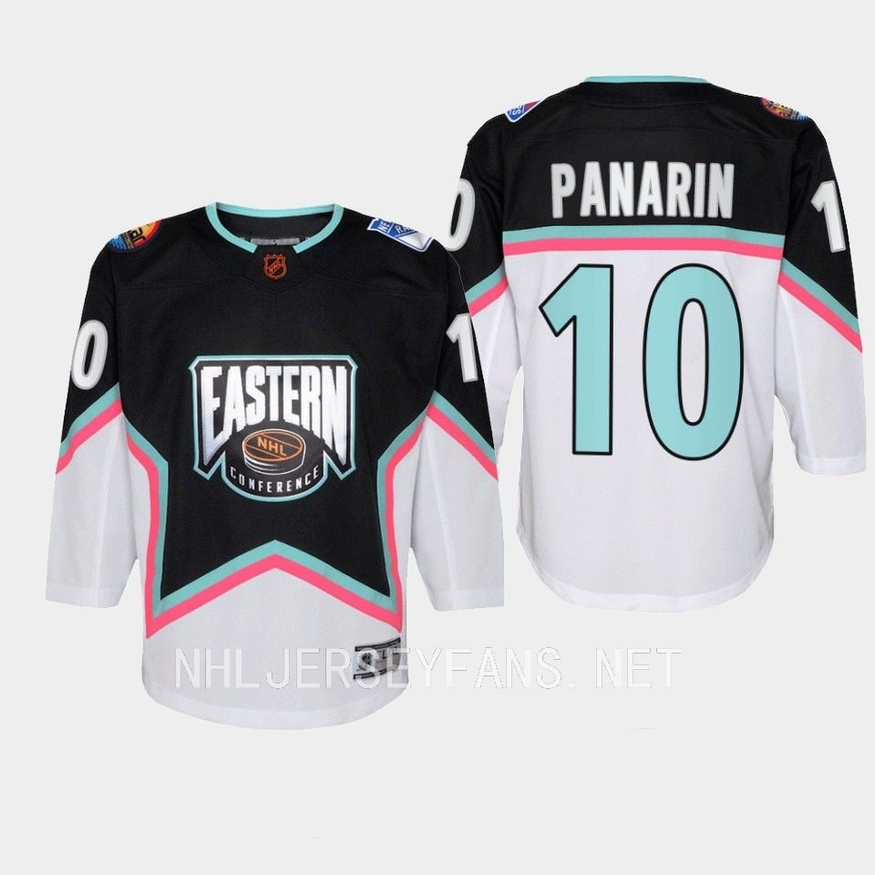Artemi Panarin 10 New York Rangers 2023 All Star Game Black Equipment NHL Jersey Men's