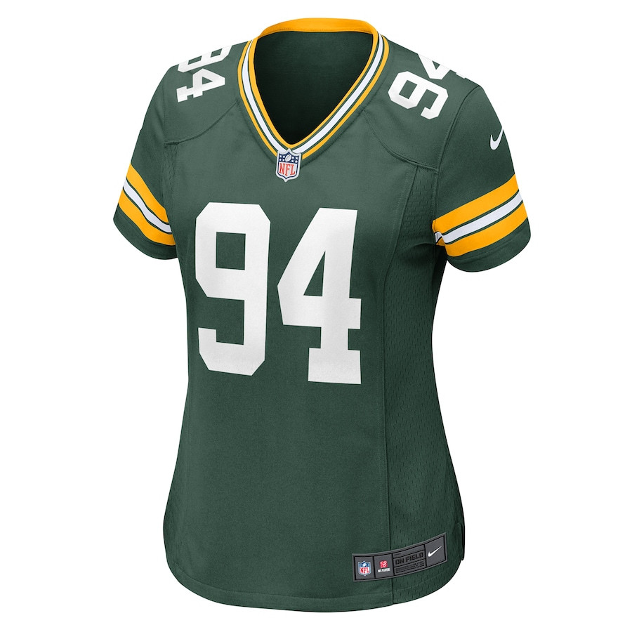 Karl Brooks 94 Green Bay Packers Game Green NFL Jersey Women's