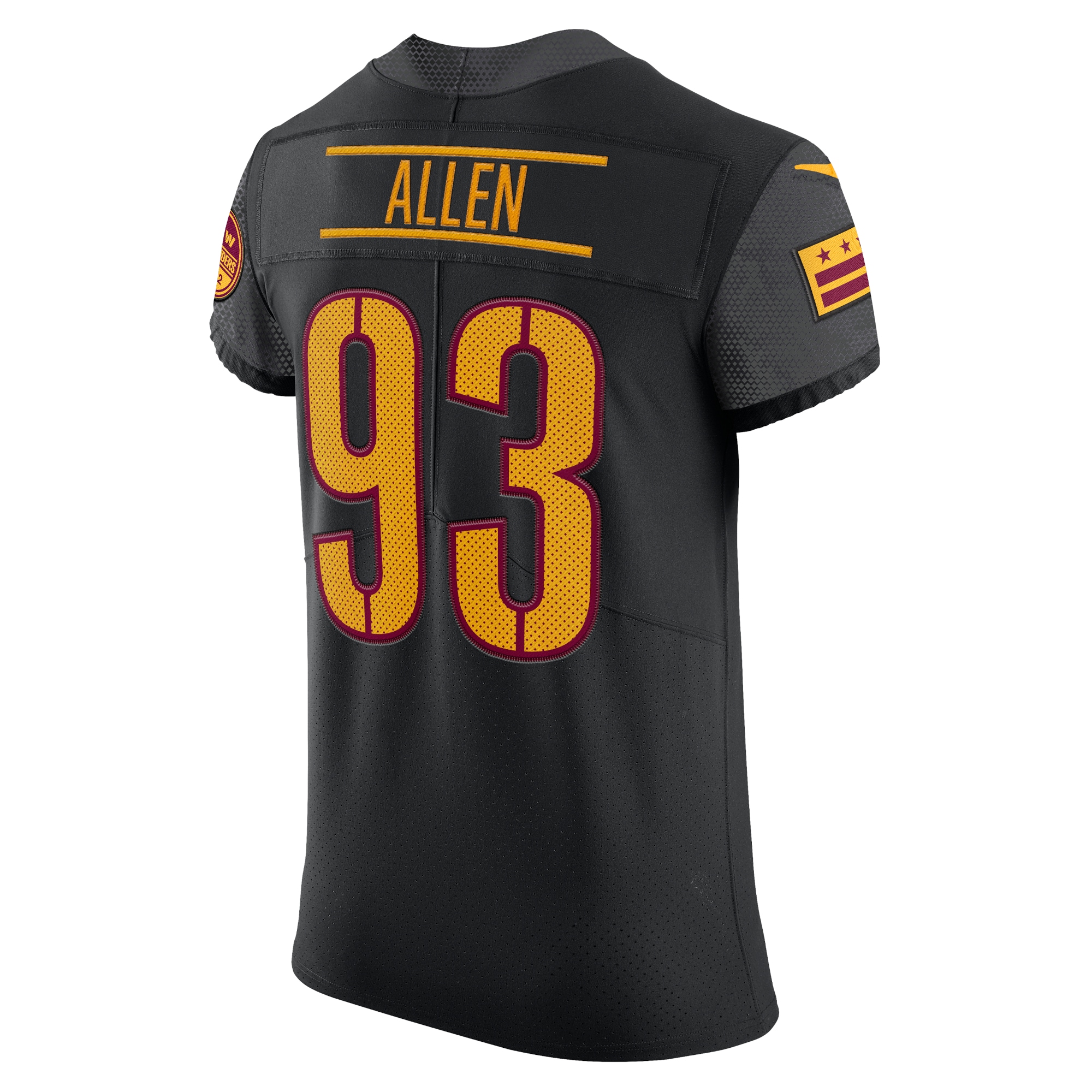 Washington Commanders Jonathan Allen Black Alternate Vapor Elite NFL Jersey Men's