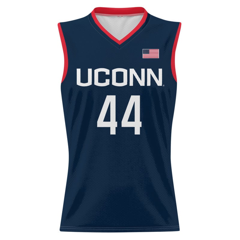 Andre Jackson Jr #44 UConn Huskies Navy NCAA Jersey Men's