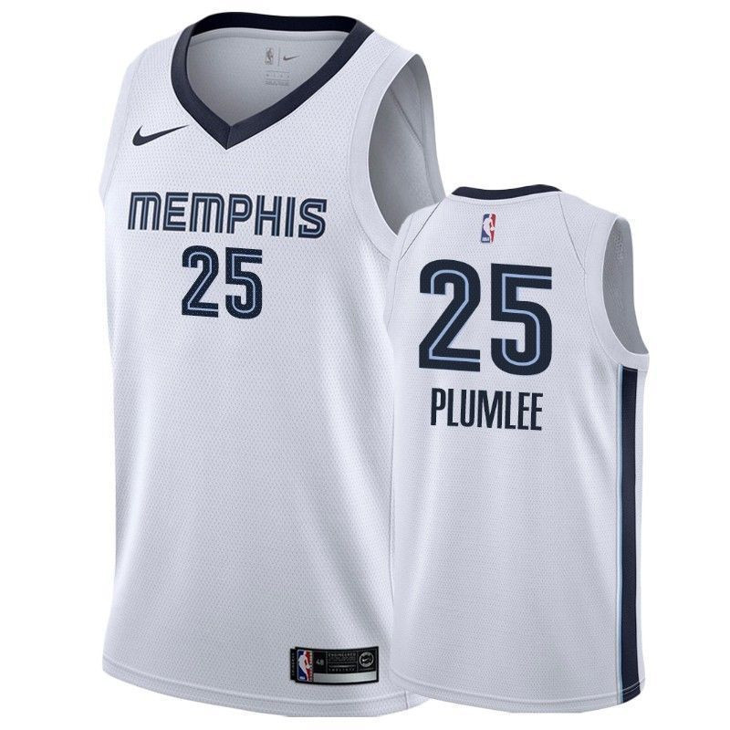 Memphis Grizzlies Miles Plumlee 25 Association NBA Jersey Men's