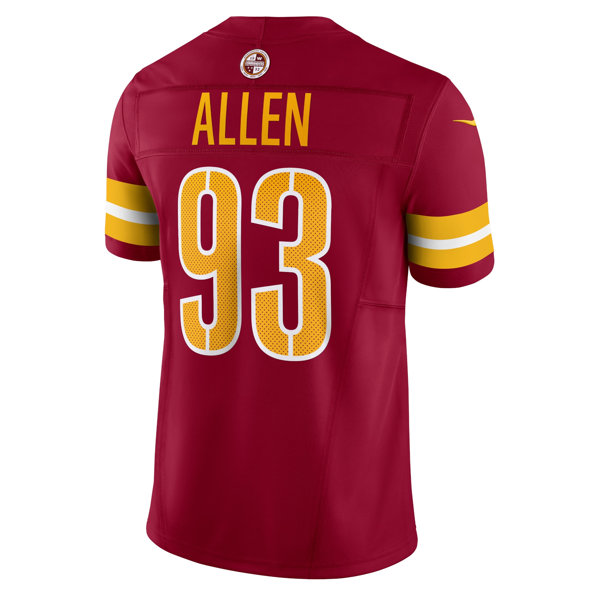 Washington Commanders Jonathan Allen Burgundy Vapor F.U.S.E. Limited NFL Jersey Men's