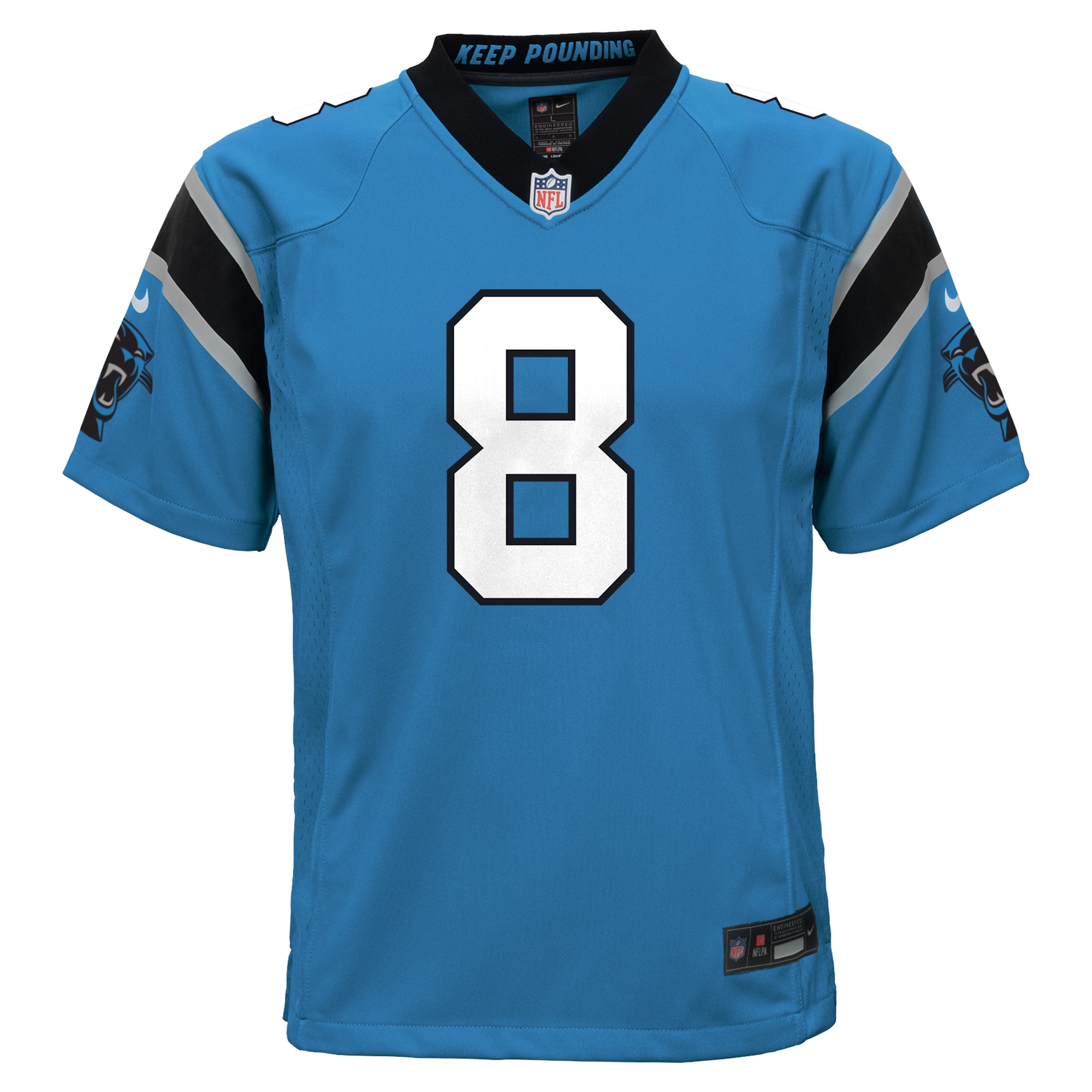 Carolina Panthers Jaycee Horn Blue Game NFL Jersey Youth