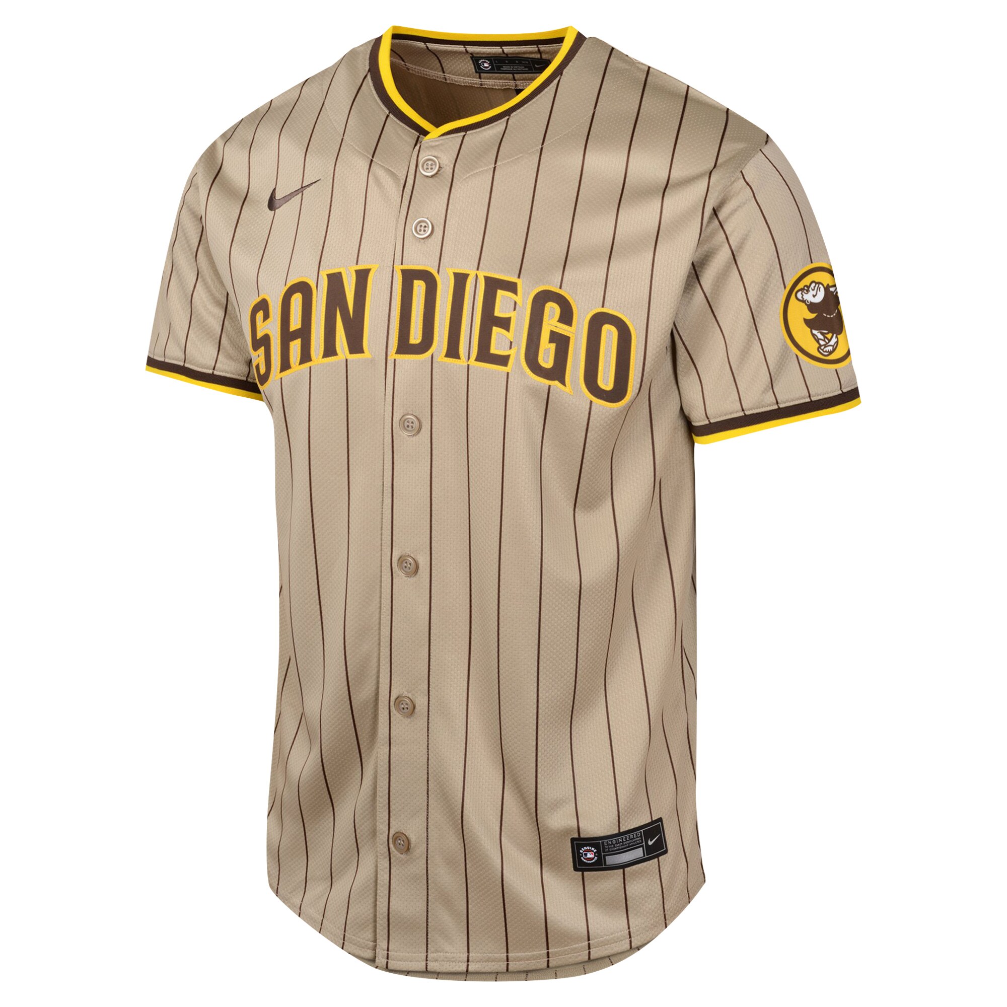 San Diego Padres Manny Machado Sand Alternate Limited Player MLB Jersey Youth