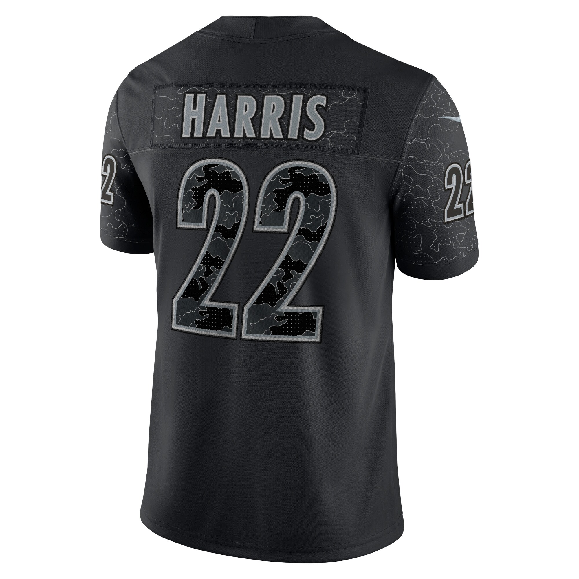 Pittsburgh Steelers Najee Harris Black RFLCTV Limited NFL Jersey Men's