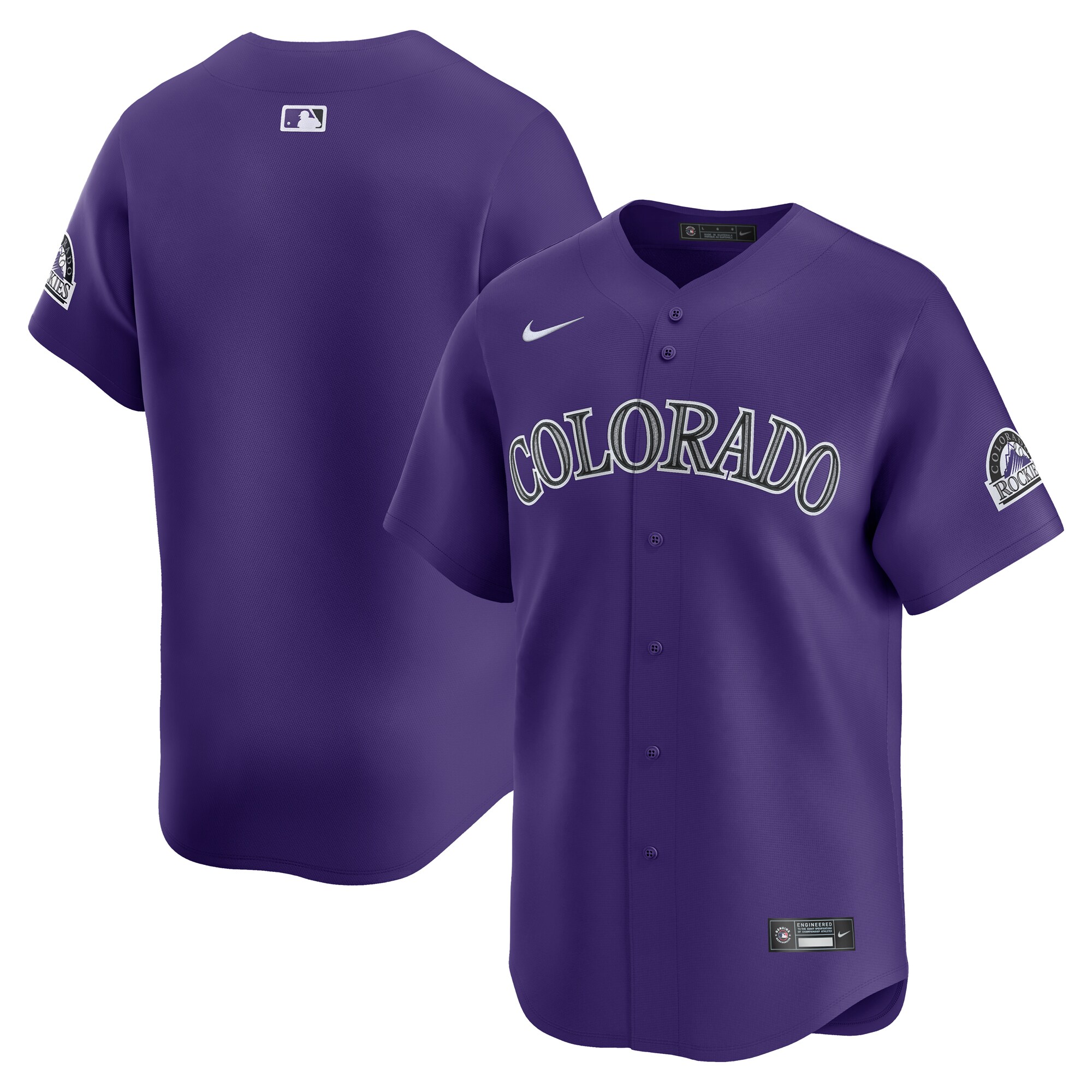 Colorado Rockies Purple Alternate Limited MLB Jersey Men's