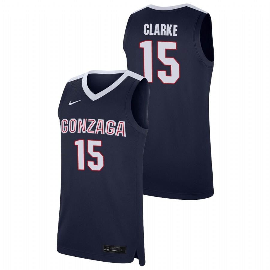 Brandon Clarke 15 Gonzaga Bulldogs Navy College NCAA Jersey Men's