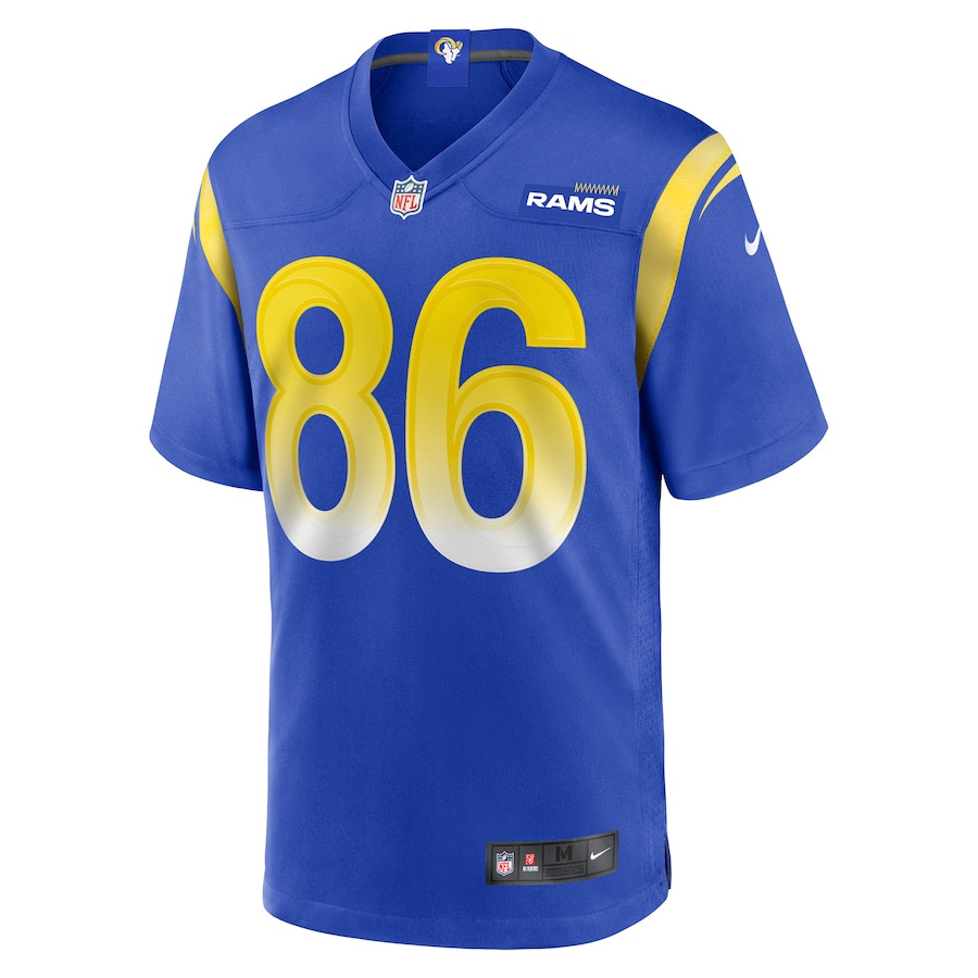 Colby Parkinson 86 Los Angeles Rams Game Royal NFL Jersey Men's