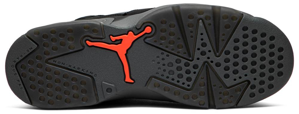 Paris Saint-Germain x Air Jordan 6 Retro BG Iron Grey CN1078-001