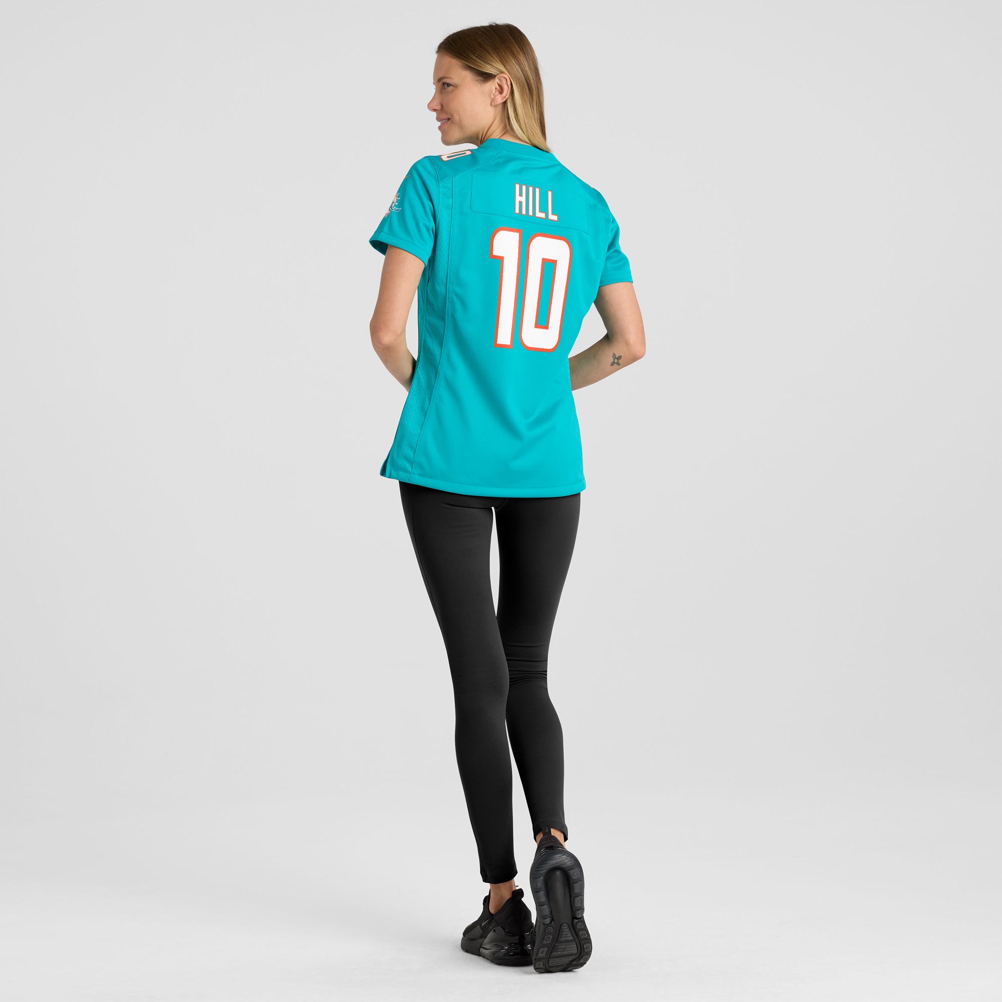 Miami Dolphins Tyreek Hill Aqua Player NFL Jersey Women's