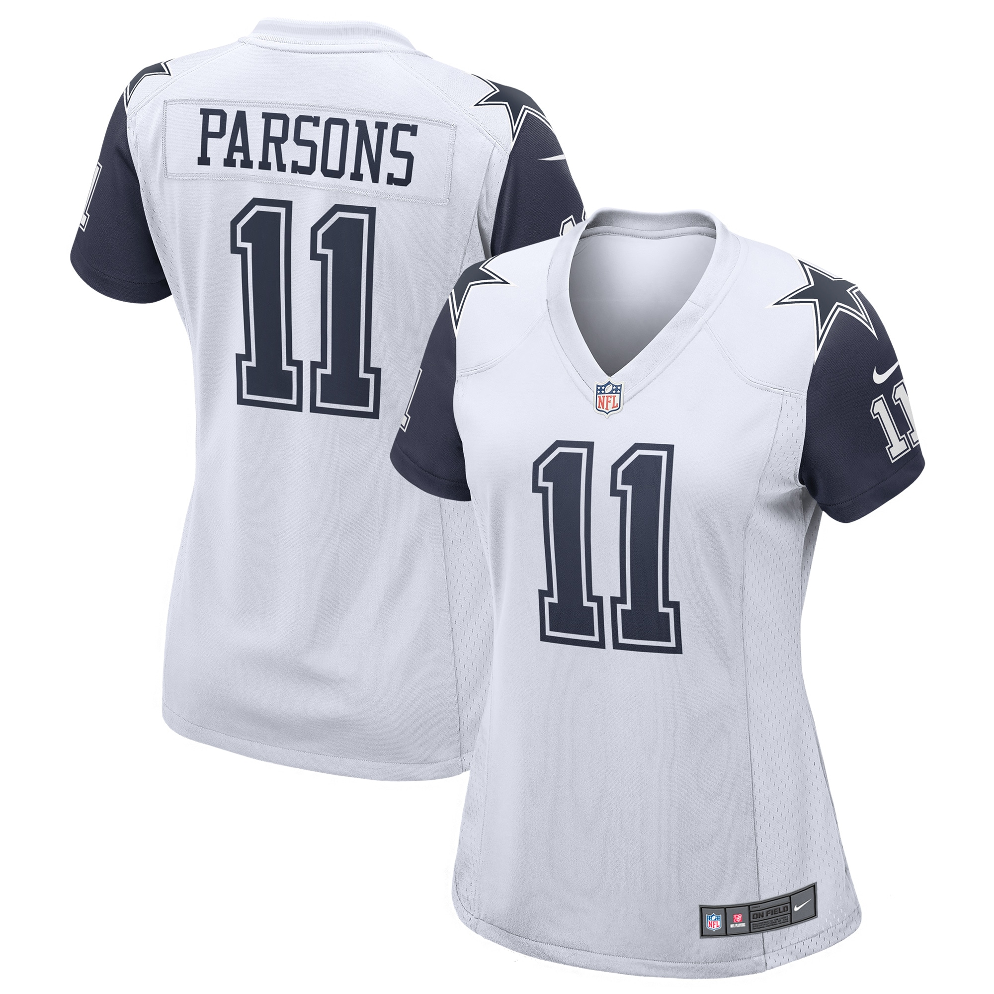 Dallas Cowboys Micah Parsons White Alternate Game NFL Jersey Women's