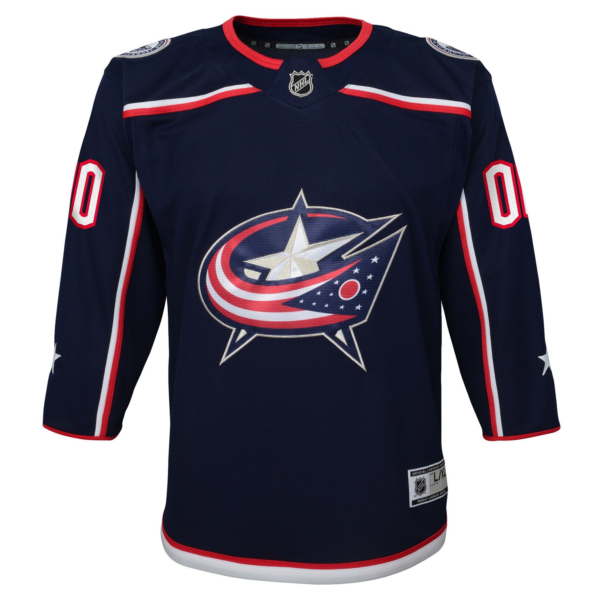 Columbus Blue Jackets Navy Home Premier Custom NHL Jersey Youth