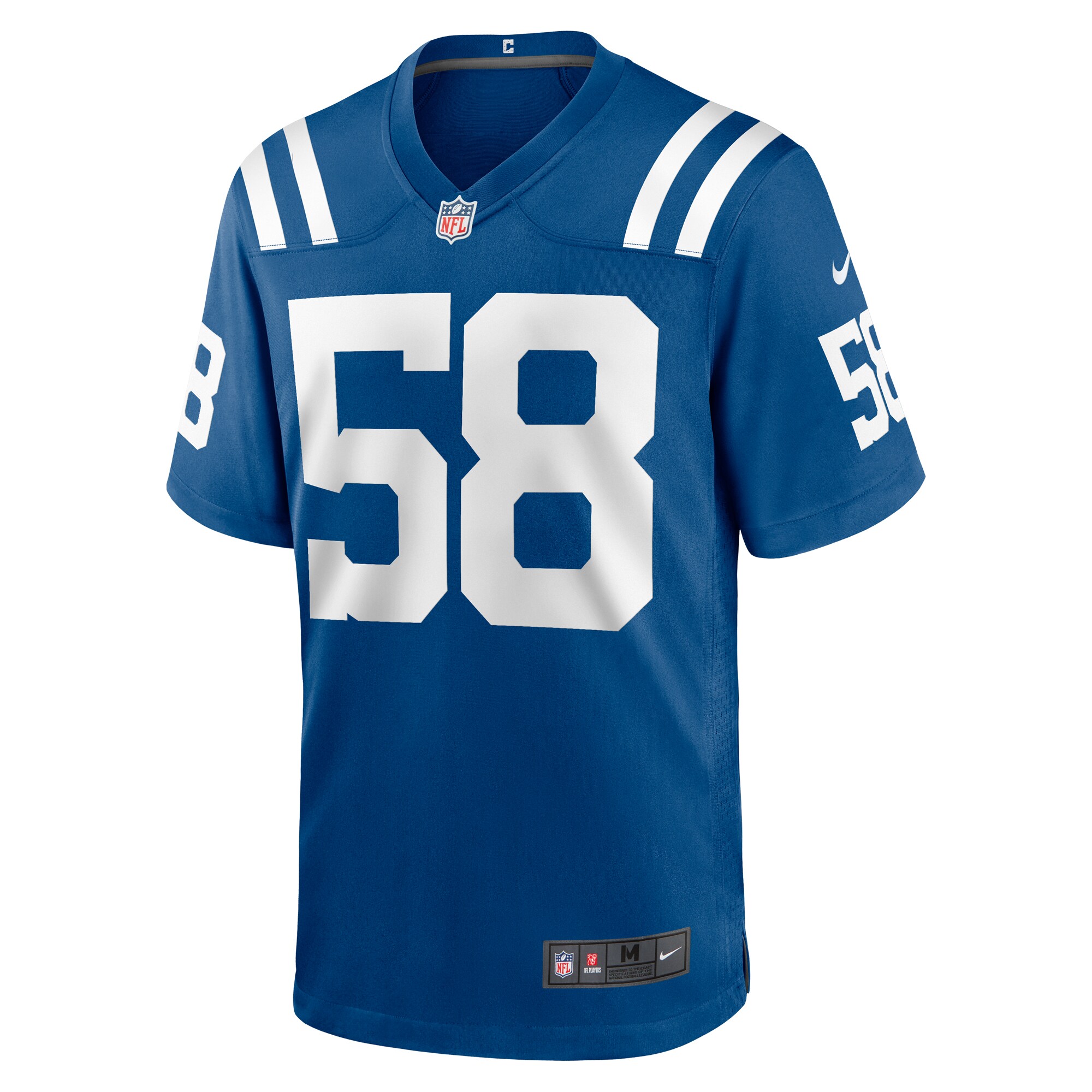 Indianapolis Colts Austin Ajiake Royal Game NFL Jersey Men's