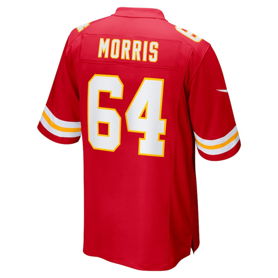 Wanya Morris #64 Kansas City Chiefs Super Bowl LIX Red NFL Jersey Men's