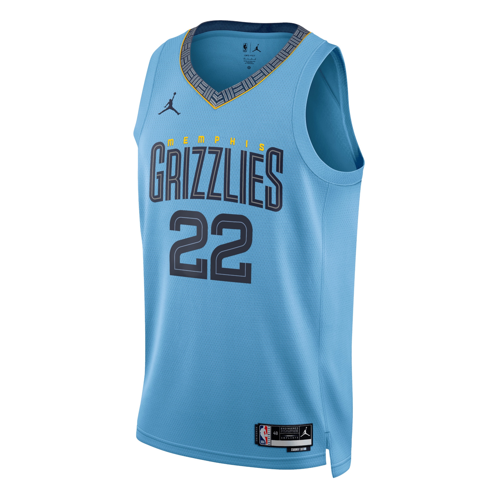Memphis Grizzlies Jordan Statement Edition Swingman Light Blue Desmond Ban Unisex NBA Jersey Unisex