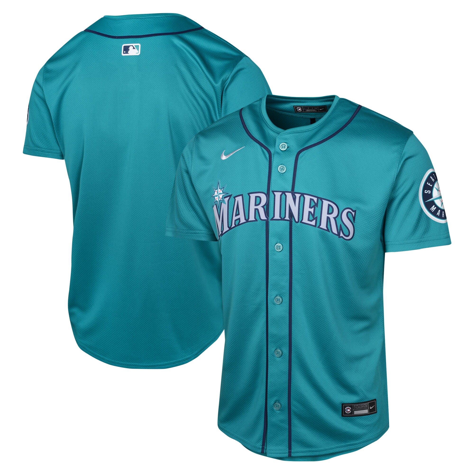 Seattle Mariners Aqua Alternate Limited MLB Jersey Youth