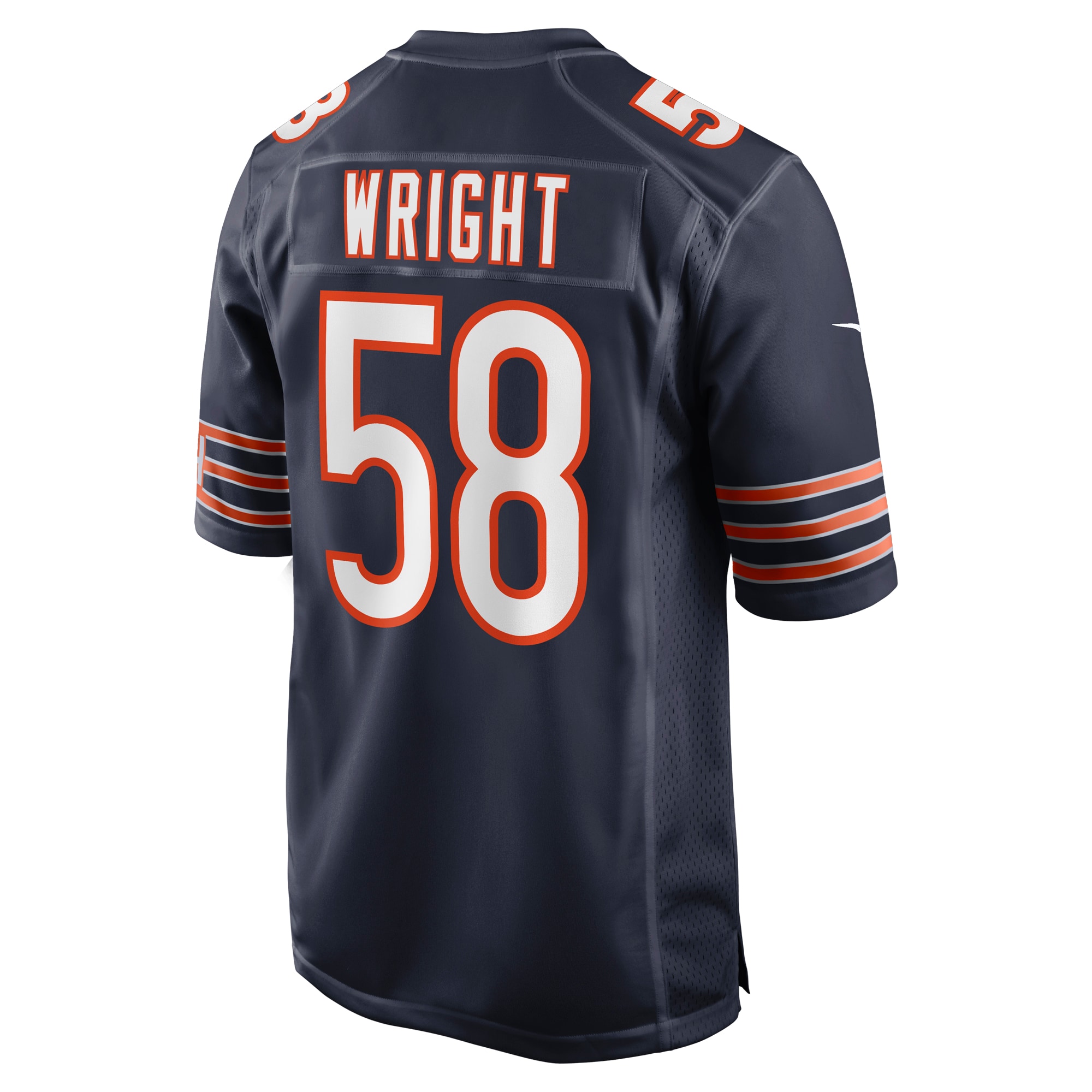 Chicago Bears Darnell Wright Navy Game NFL Jersey Men's
