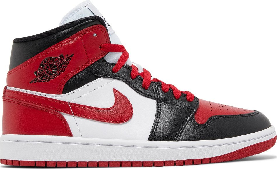 Wmns Air Jordan 1 Mid Alternate Bred Toe BQ6472-079