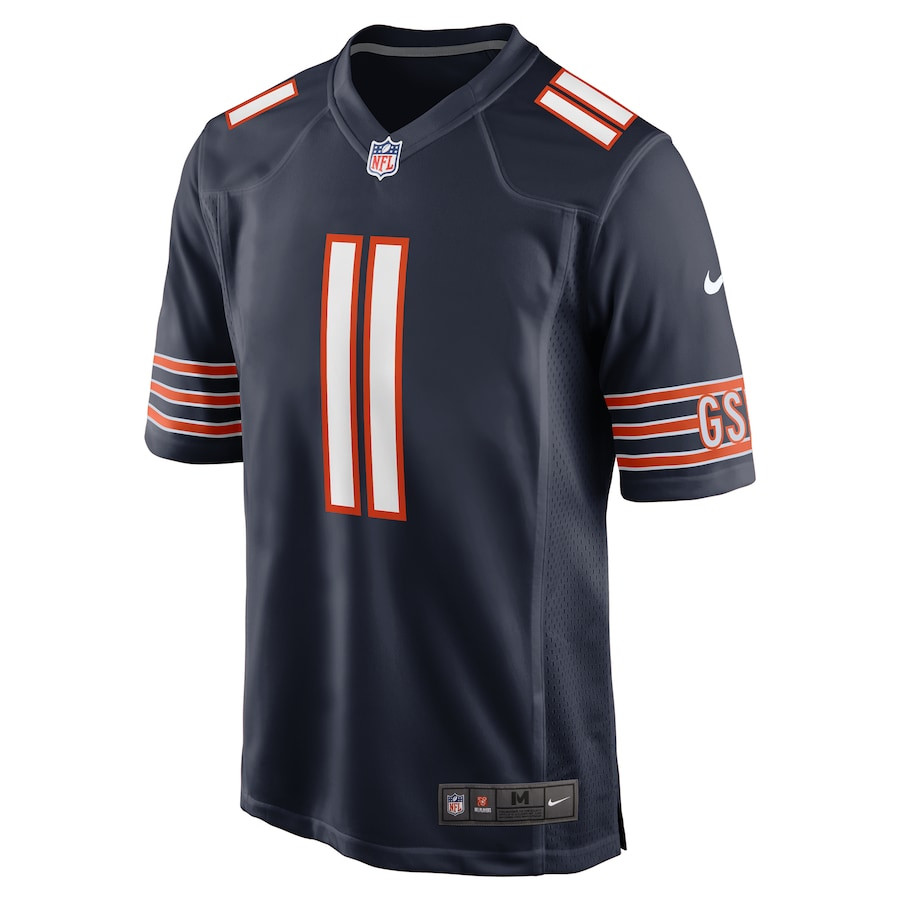 DeAndre Carter 11 Chicago Bears Game Navy NFL Jersey Men's