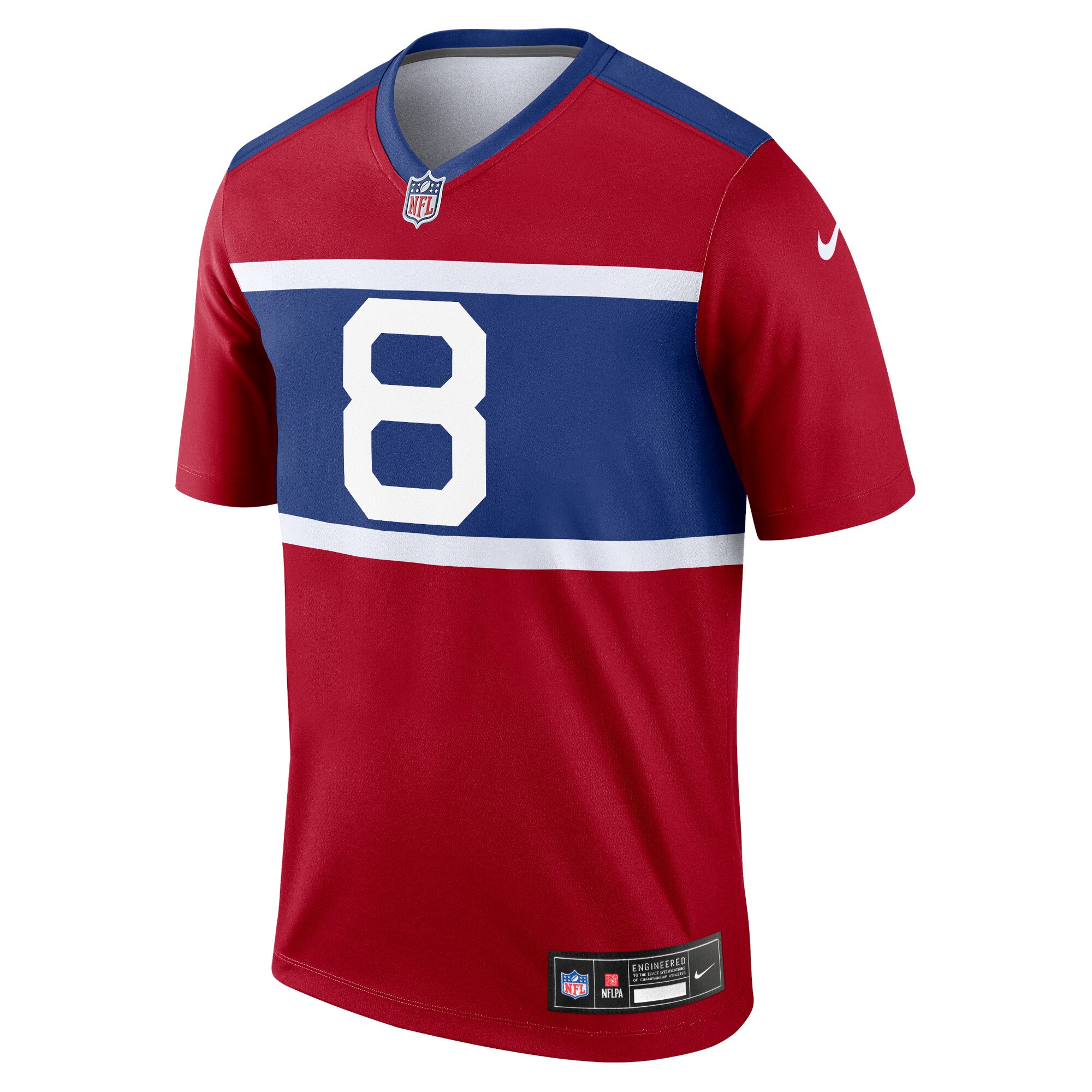 New York Giants Daniel Jones Red Alternate Legend Player Performance Top NFL Jersey Men's