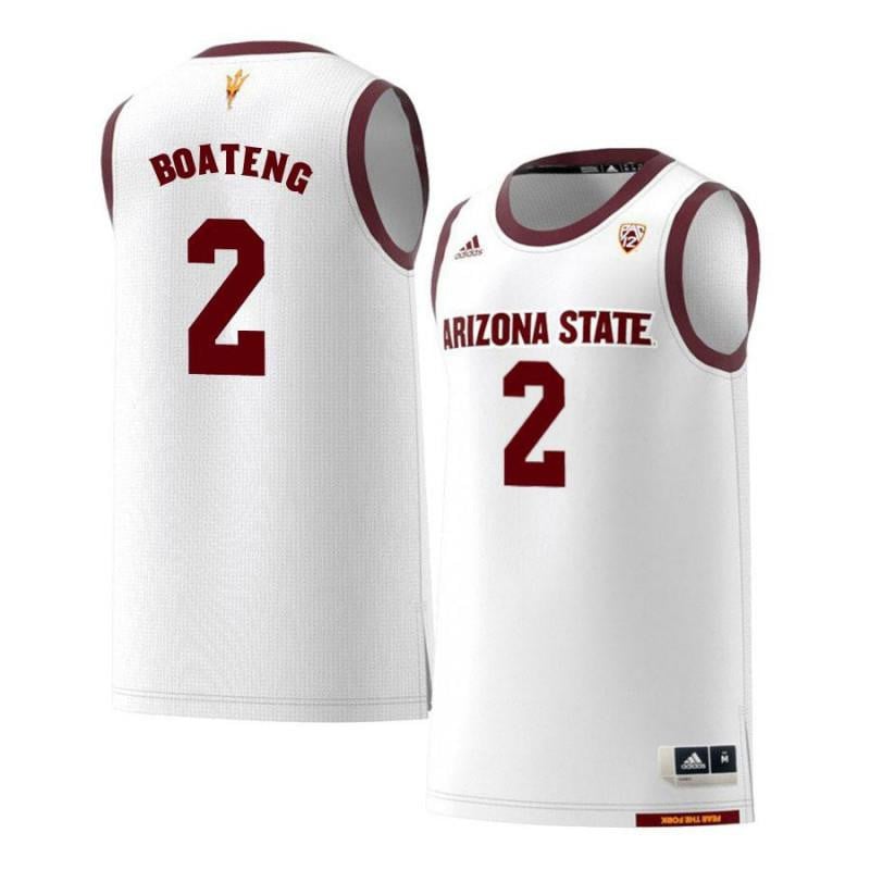 2 Eric Boaten White Retro Arizona State Sun Devils NCAA Jersey Men's