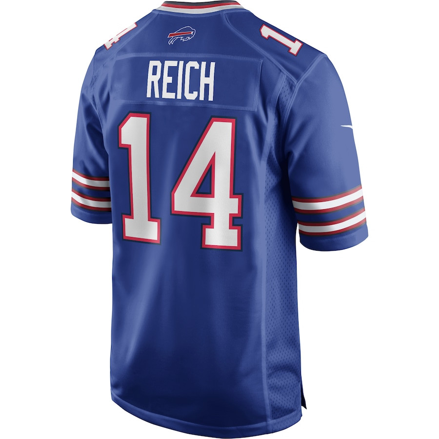Frank Reich 14 Buffalo Bills Game Retired Royal NFL Jersey Men's