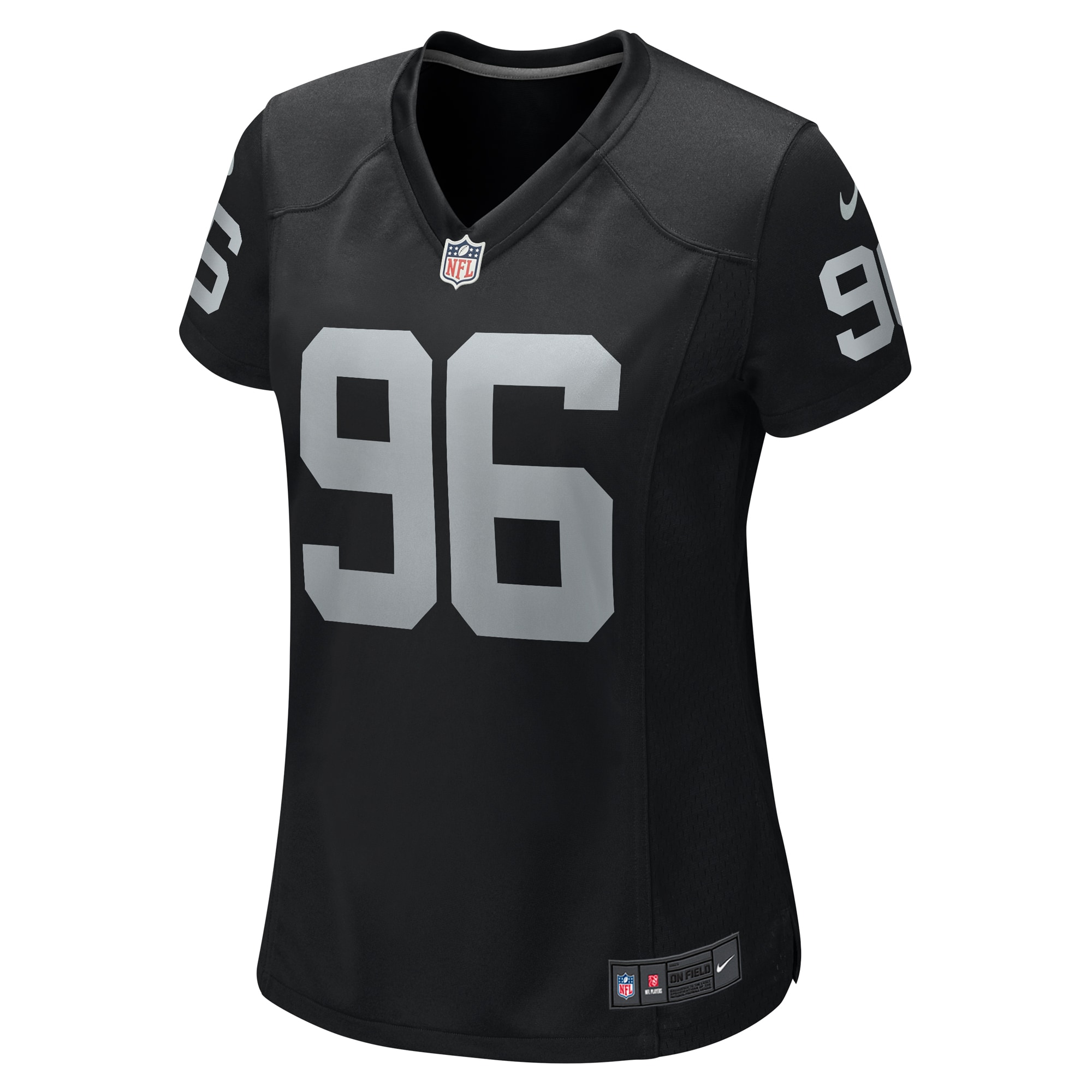 Las Vegas Raiders Isaac Rochell Black Team Game NFL Jersey Women's