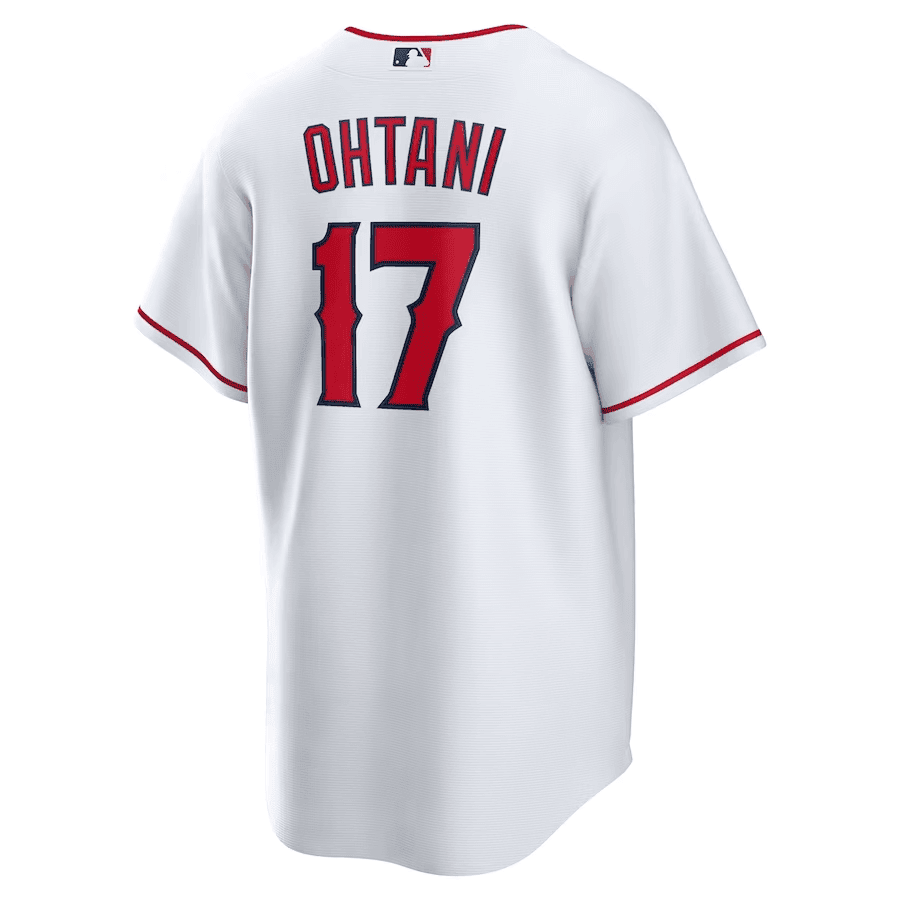 Shohei Ohtani 17 Los Angeles Angels White Home MLB Jersey Men's