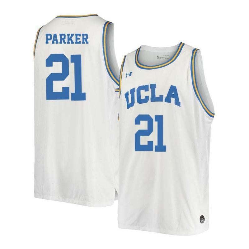 21 DeEnd Parke White Retro Elite UCLA Bruins NCAA Jersey Men's