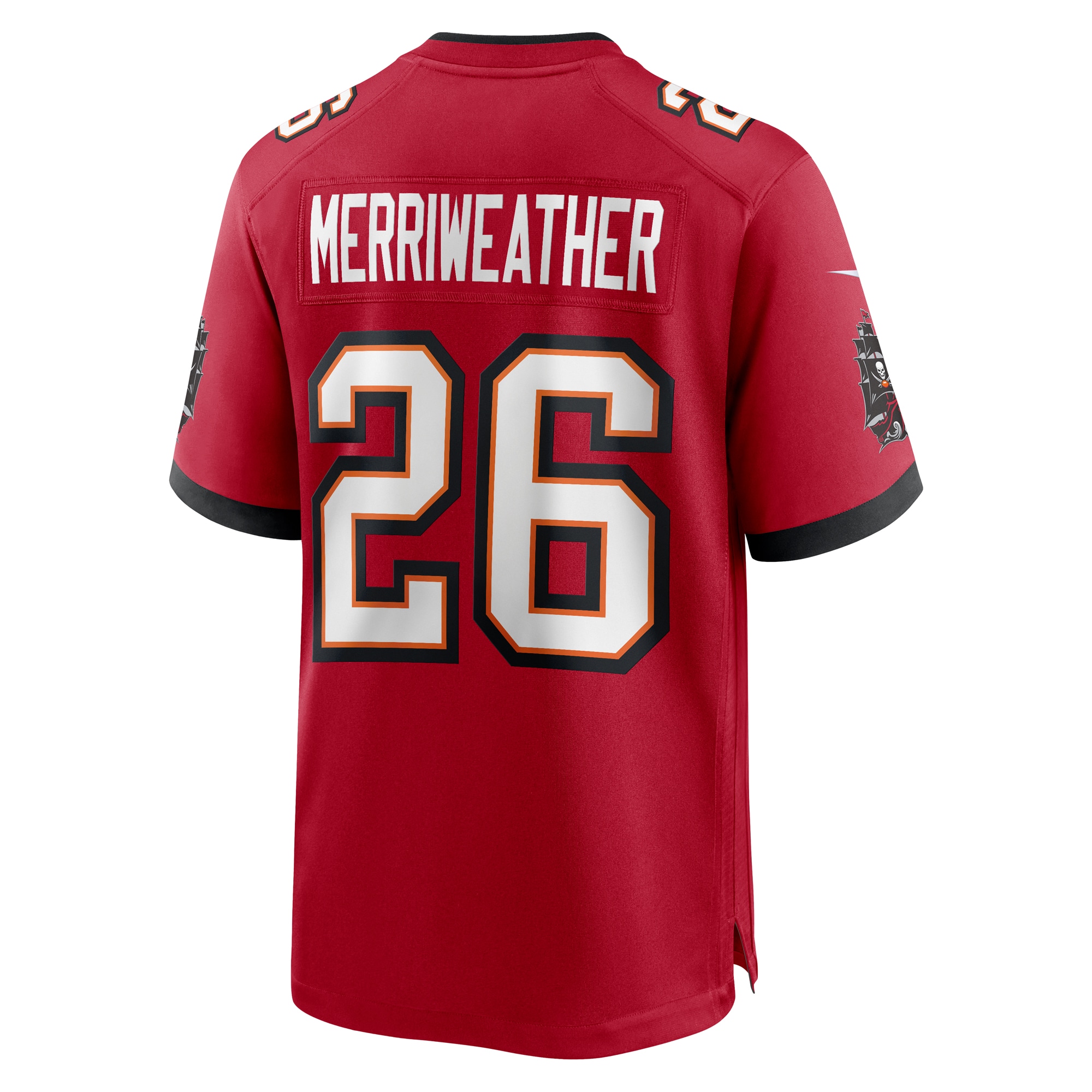 Tampa Bay Buccaneers Kaevon Merriweather Red Game NFL Jersey Men's