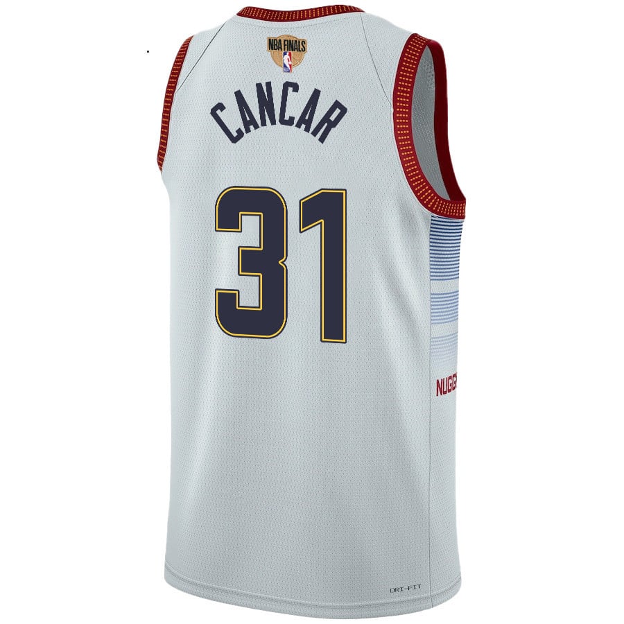 Vlatko Cancar 31 Denver Nuggets Final Champions 2023 Swingma White NBA Jersey Youth