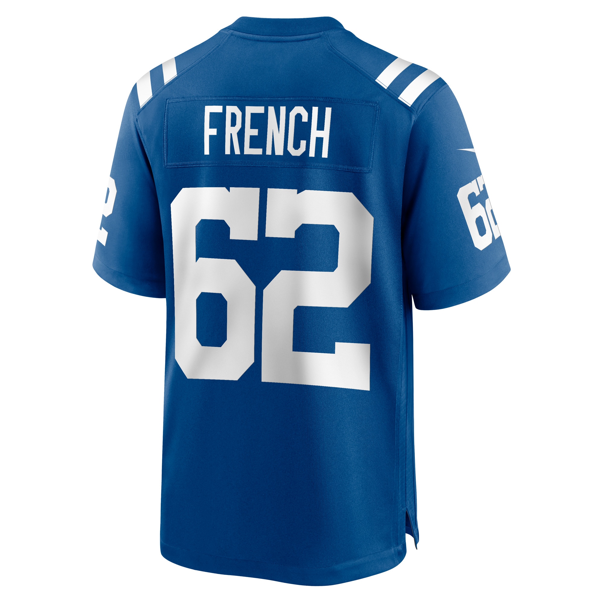 Indianapolis Colts Wesley French Royal Game Player NFL Jersey Men's