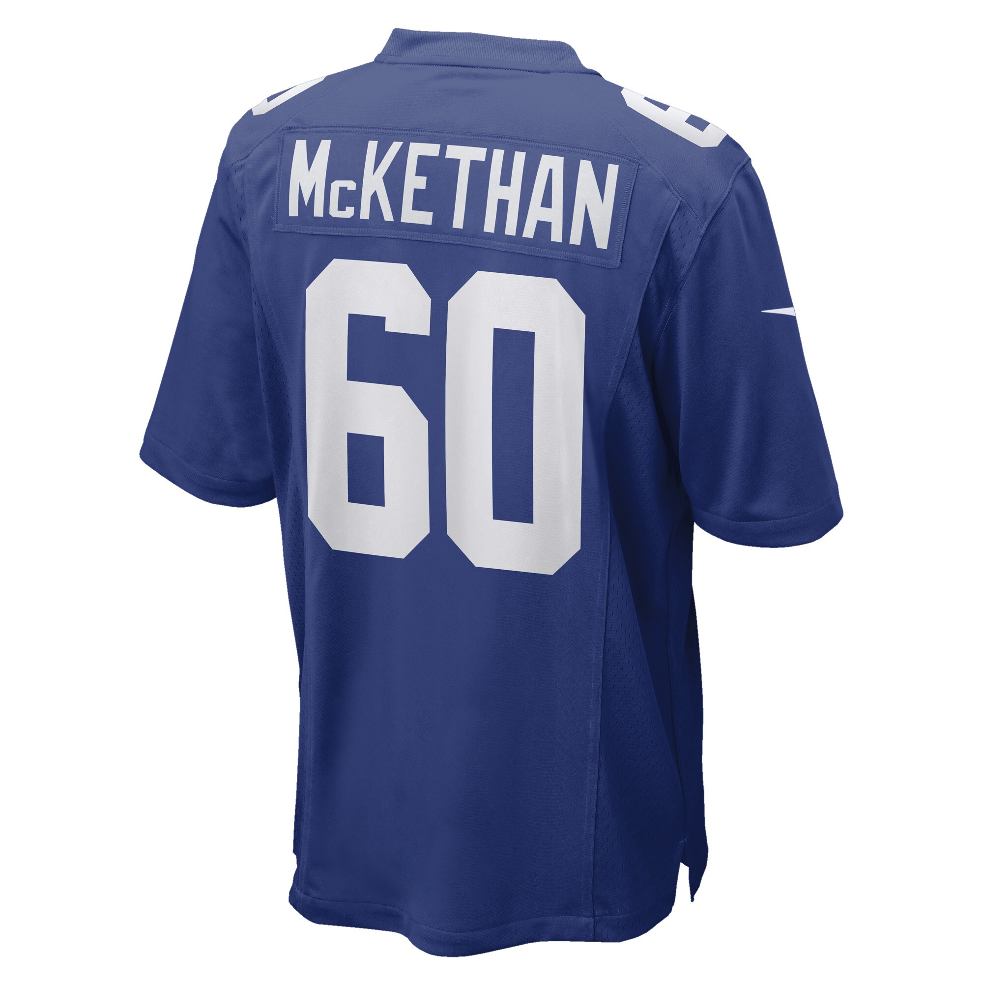 New York Giants Marcus McKethan Royal Game Player NFL Jersey Men's
