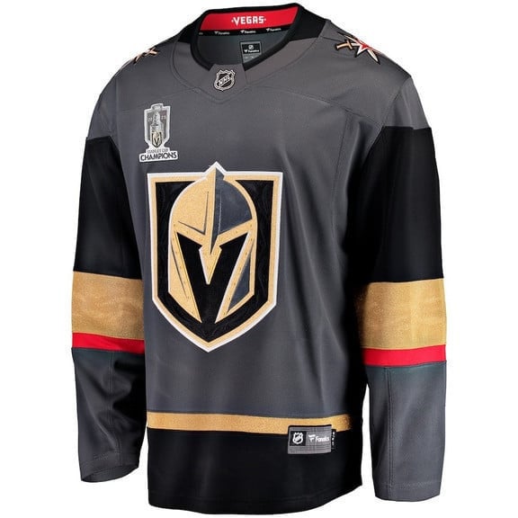 Zach Whitecloud 2 Vegas Golden Knights 2023 Stanley Cup Champions Patch Alternate Breakaway Black NHL Jersey Men's