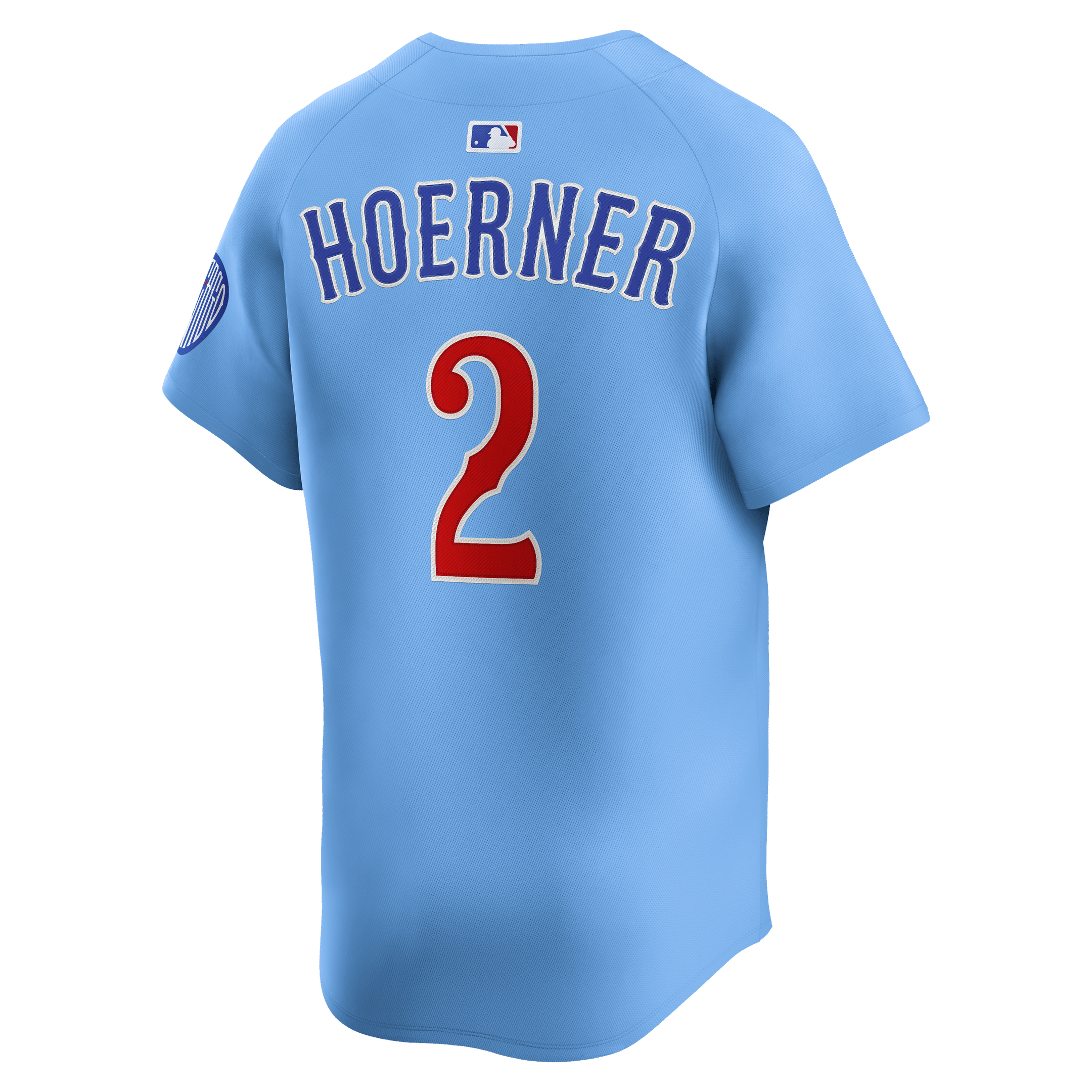 Nico Hoerner 2 Chicago Cubs Limited Alternate 2 Baby Blue MLB Jersey Men's