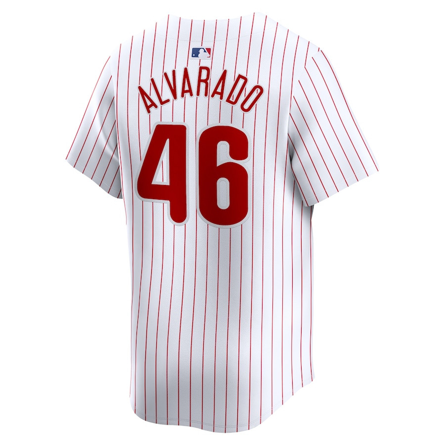 Jose Alvarado 46 Philadelphia Phillies Home Limited Player White MLB Jersey Men's