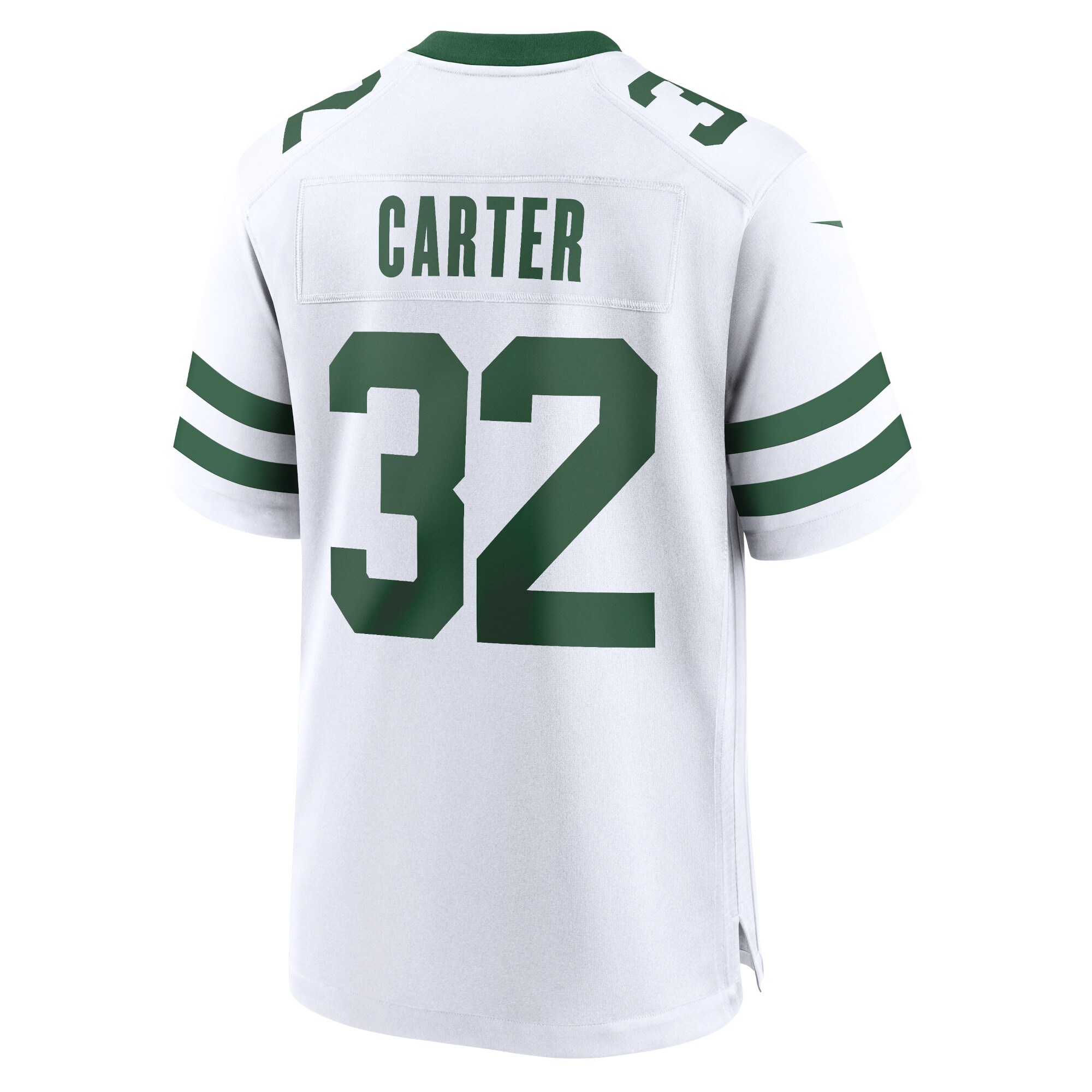 New York Jets Michael Carter Legacy White Game NFL Jersey Men's