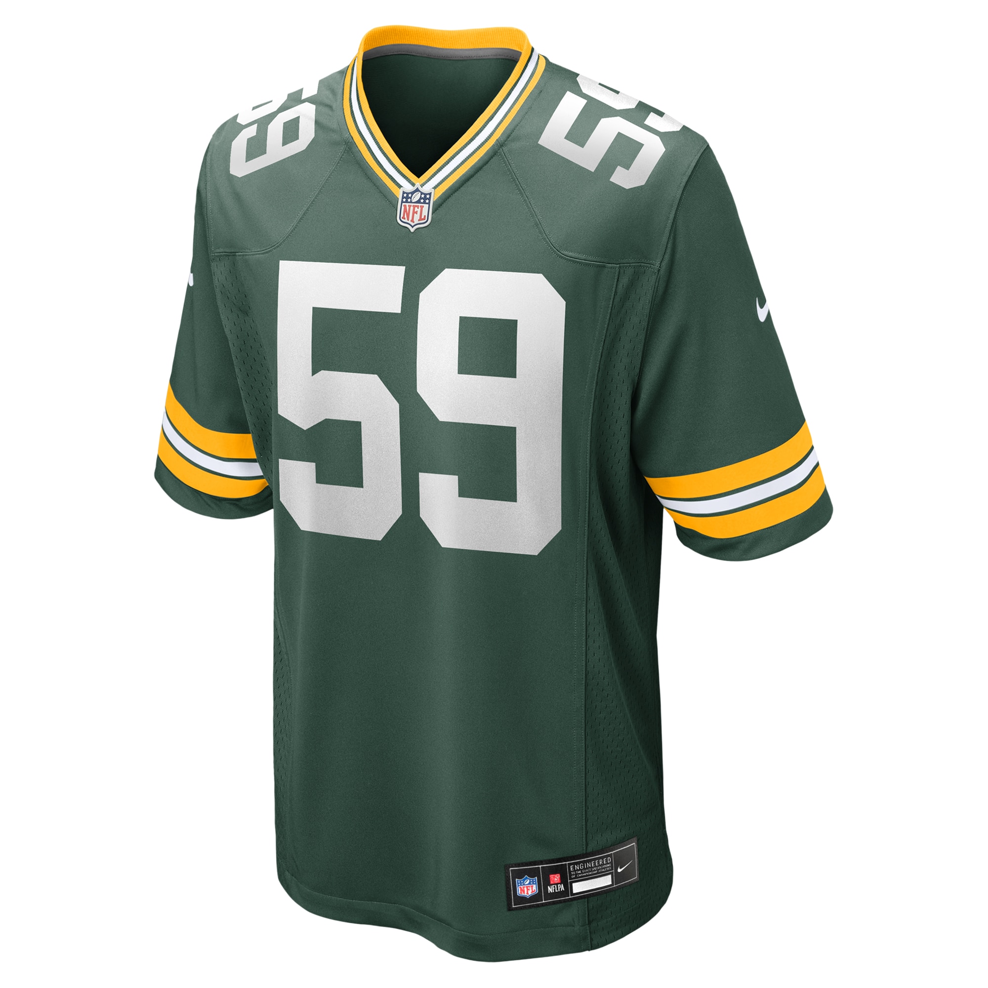 Green Bay Packers Ty'Ron Hopper Green Game NFL Jersey Men's