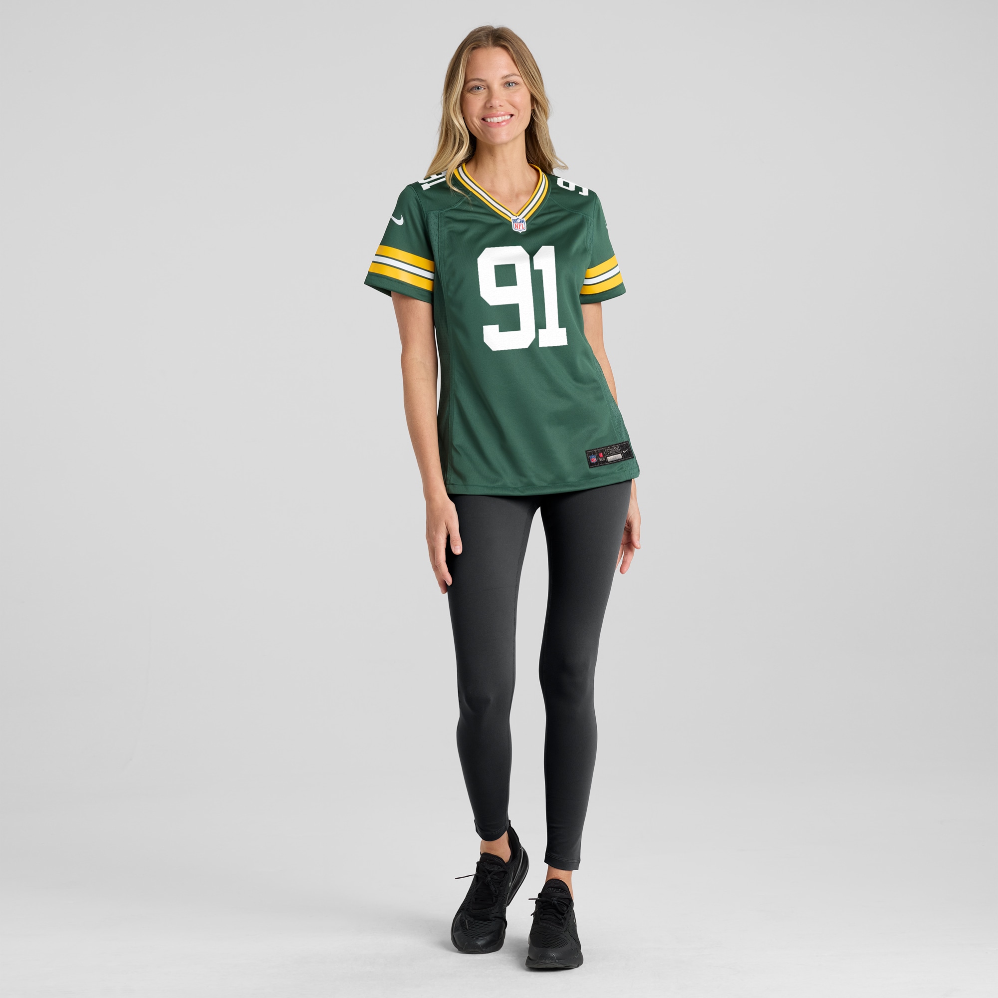 Green Bay Packers Preston Smith Green Game NFL Jersey Women's