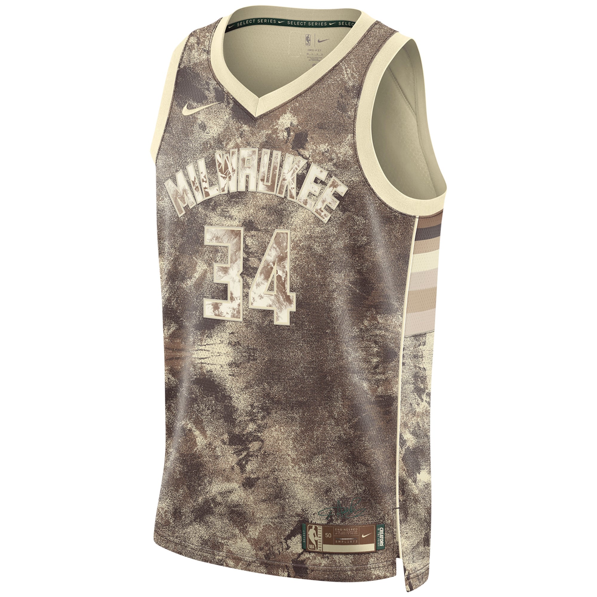Milwaukee Bucks MVP Select Series Giannis Antetokounpo NBA Jersey Men's