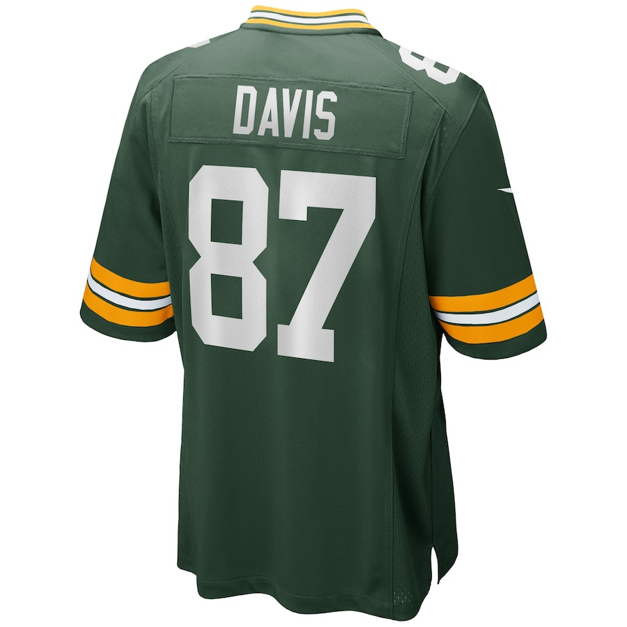 Willie Davis 87 Green Bay Packers Game Retired Green NFL Jersey Men's