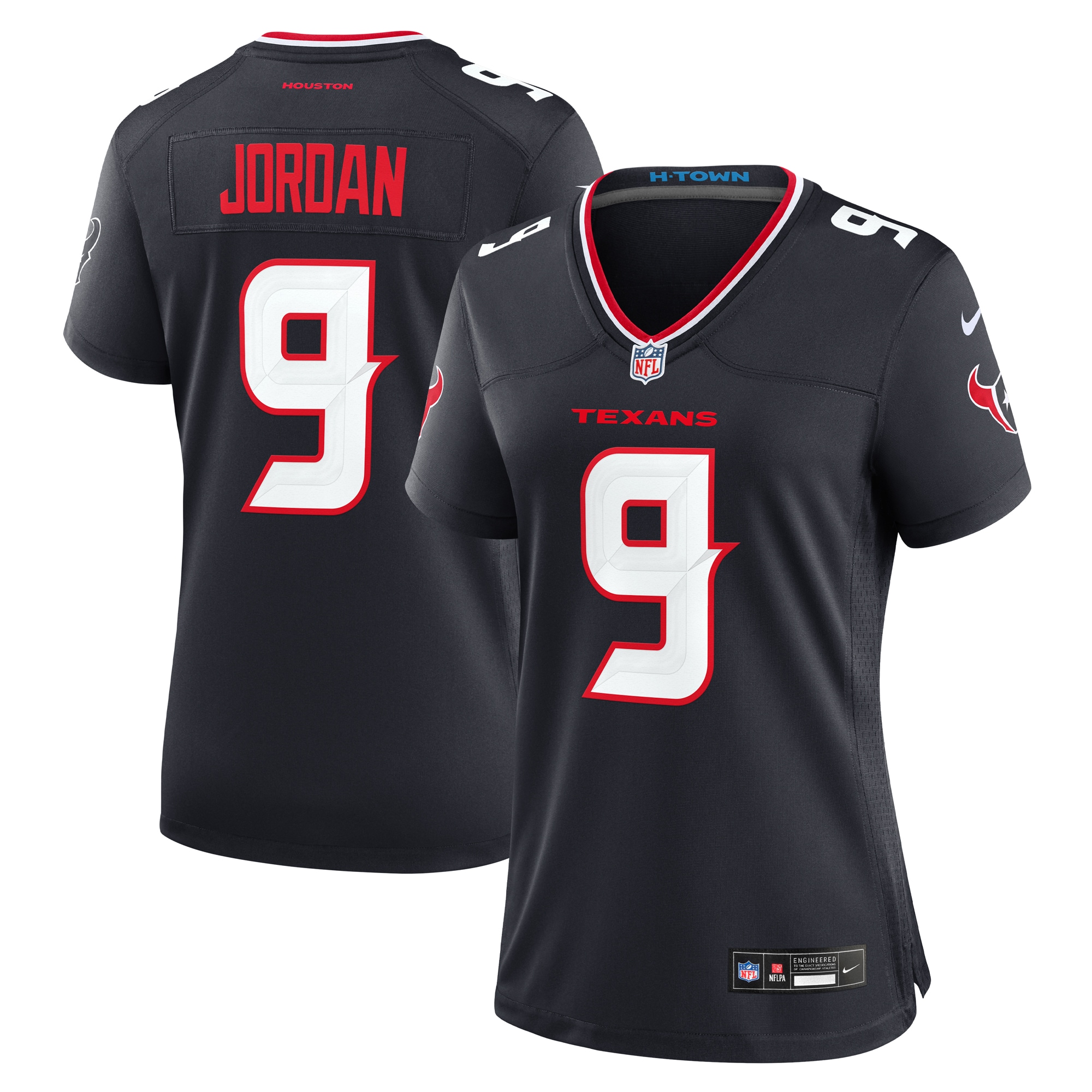 Houston Texans Brevin Navy Team Game NFL Jersey Women's