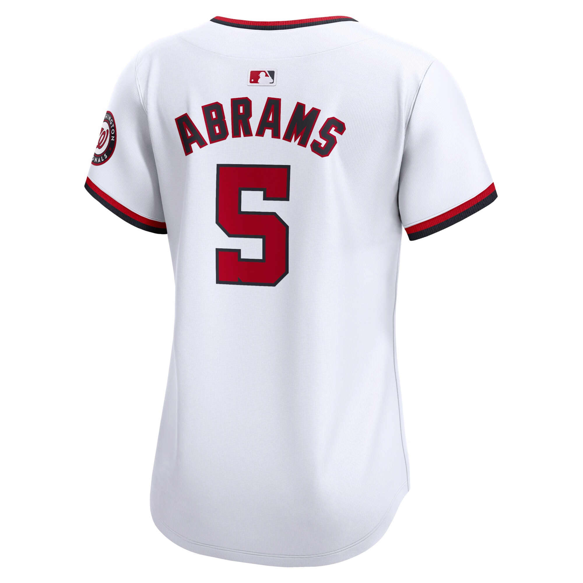 Washington Nationals CJ Abrams White Home Limited Player MLB Jersey Women's