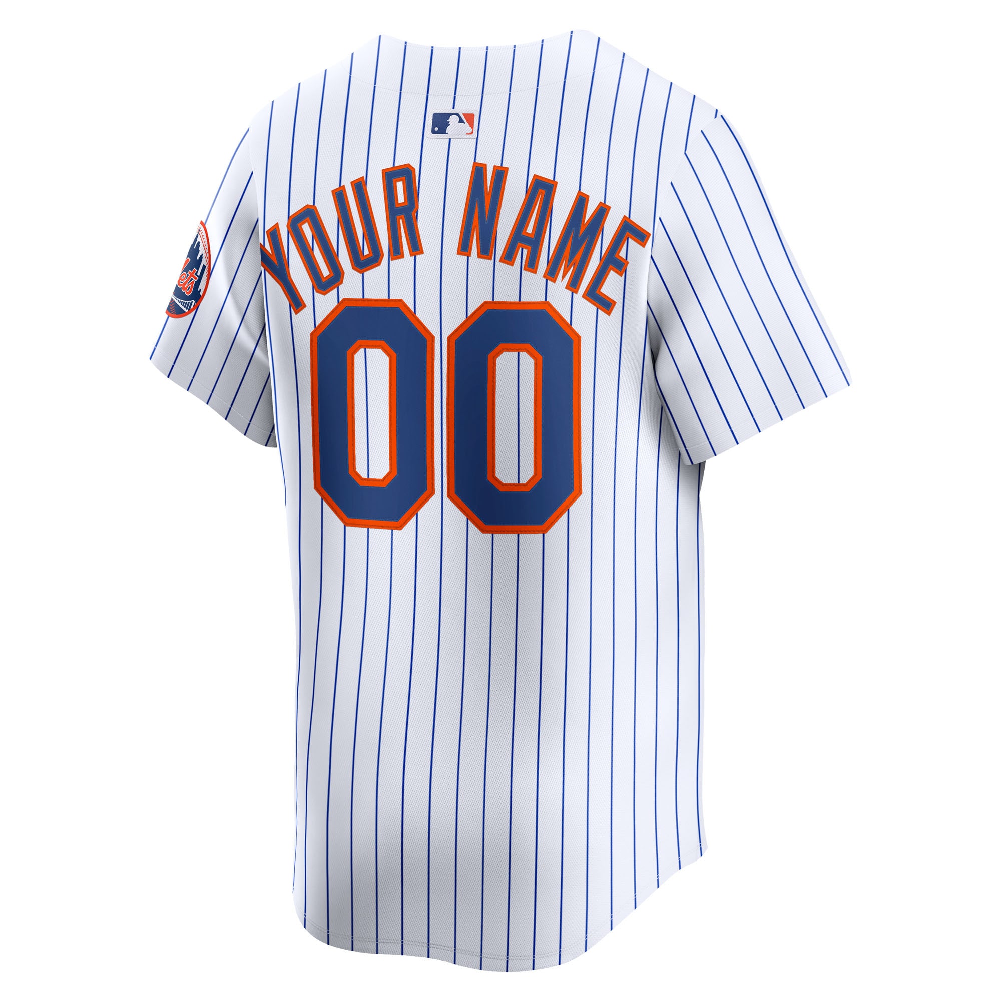 New York Mets White Home Limited Custom MLB Jersey Men's