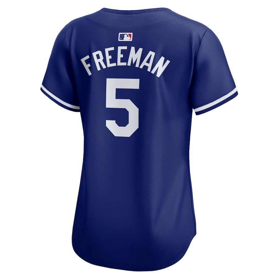 Freddie Freeman 5 Los Angeles Dodgers 2024 World Series Alternate Limited Royal MLB Jersey Women's