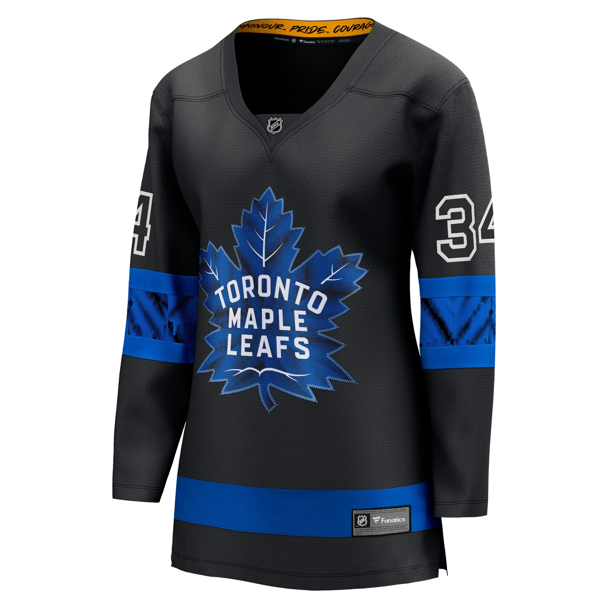 Toronto Maple Leafs Auston Matthews Black Alternate Premier Breakaway Reversible Player NHL Jersey Women's
