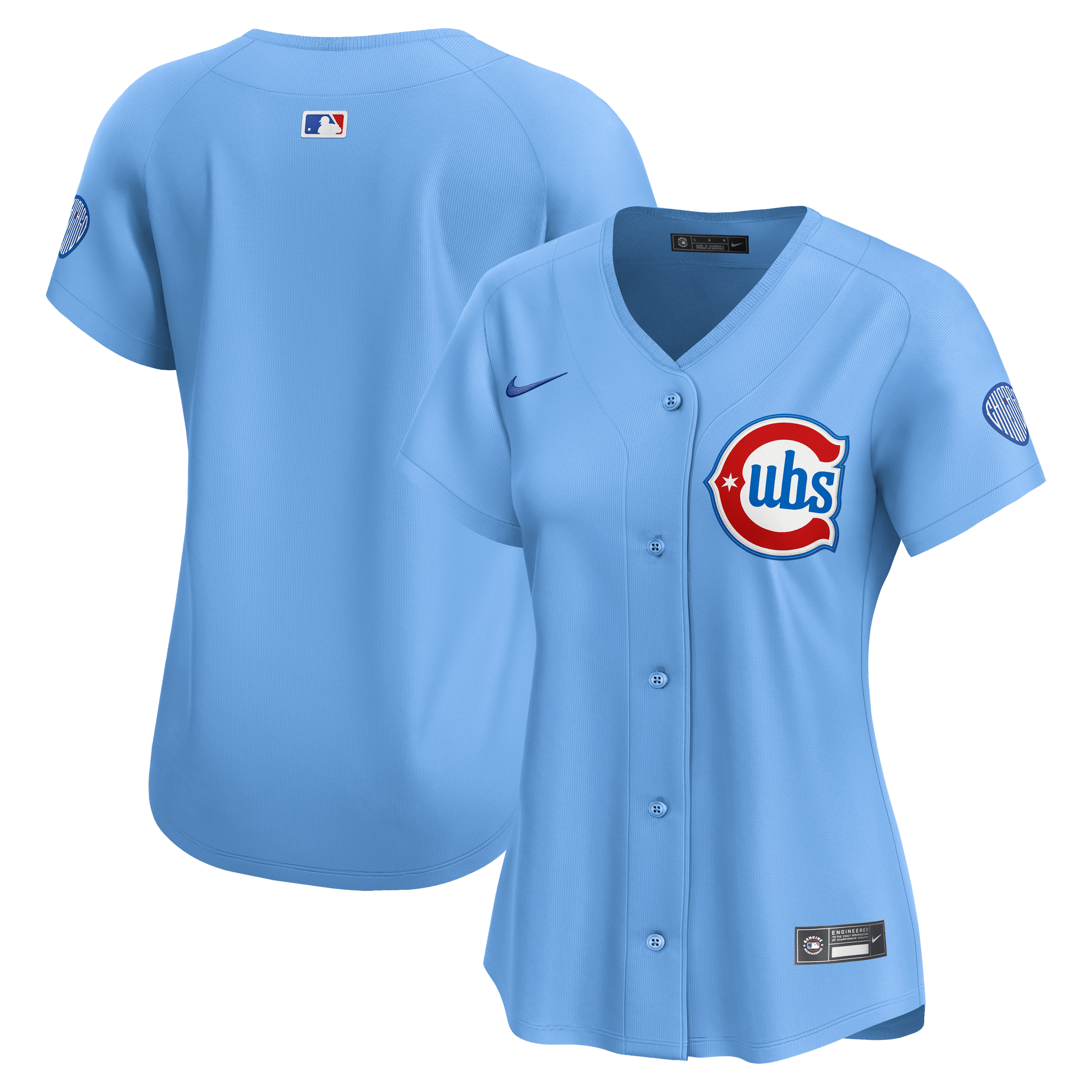 Chicago Cubs Limited Alternate 2 Baby Blue MLB Jersey Women's