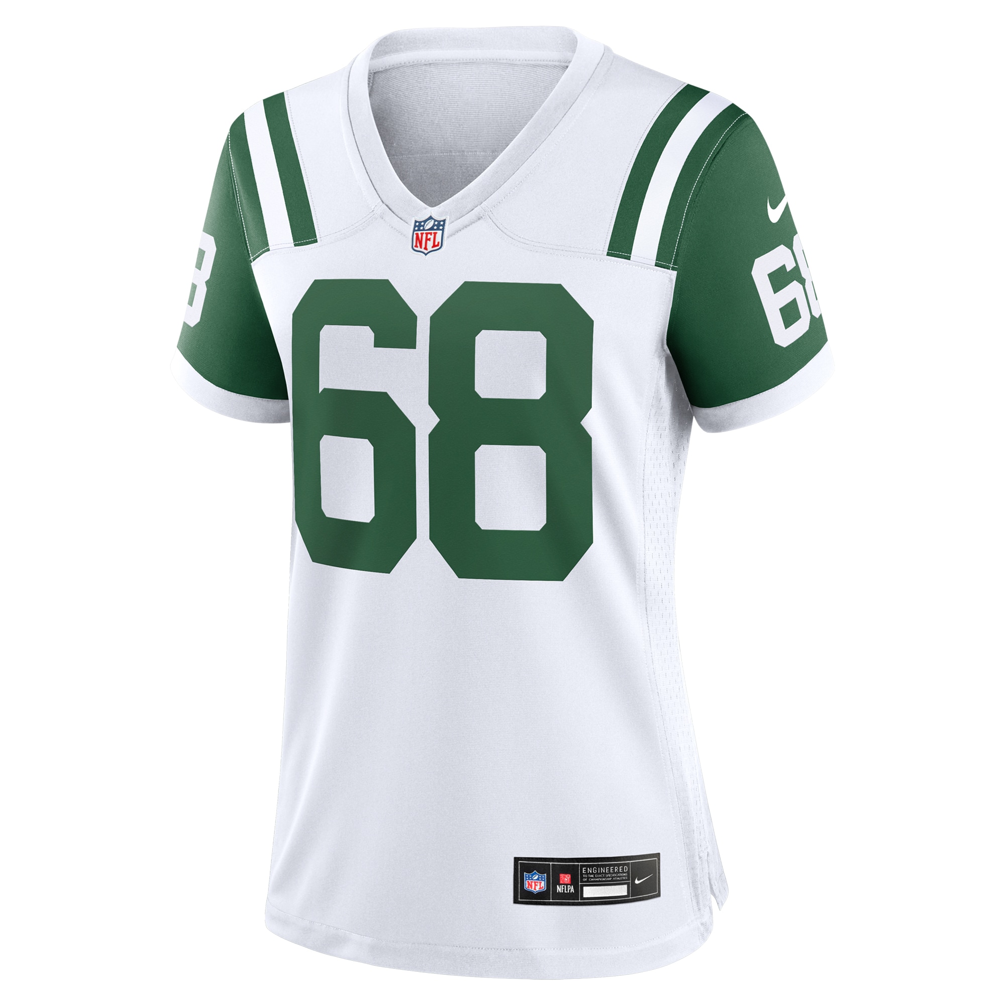 New York Jets Kevin Mawae White Classic Alternate Retired Player Game NFL Jersey Women's