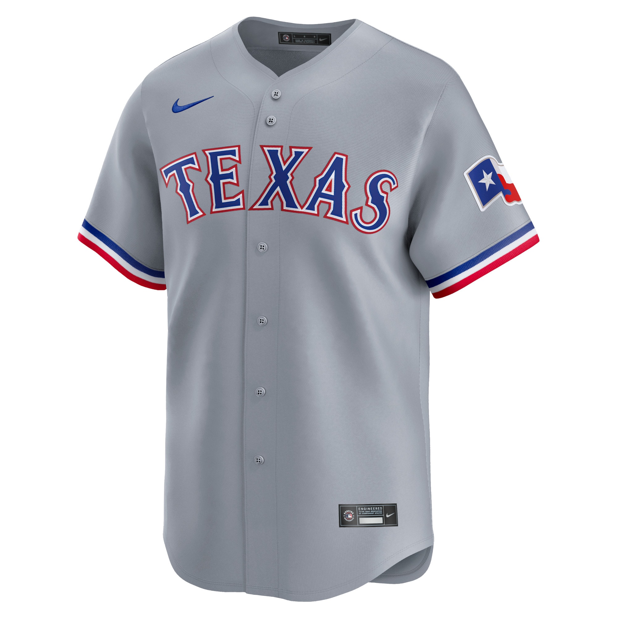 Texas Rangers Jacob deGrom Gray Away Limited Player MLB Jersey Men's