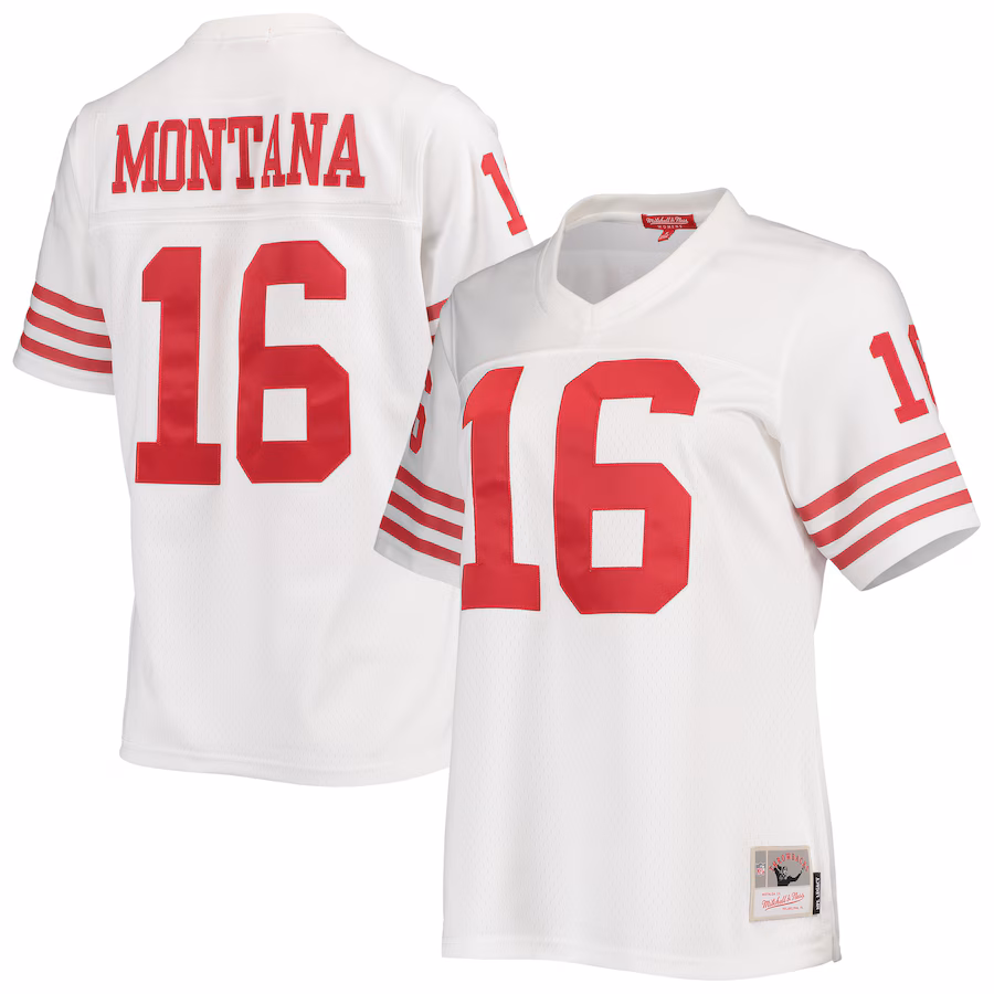 Joe Montana San Francisco 49ers Mitchell & Ness Women's Legacy Player Jersey - White